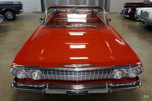 1963 Red Chevrolet Impala Convertible