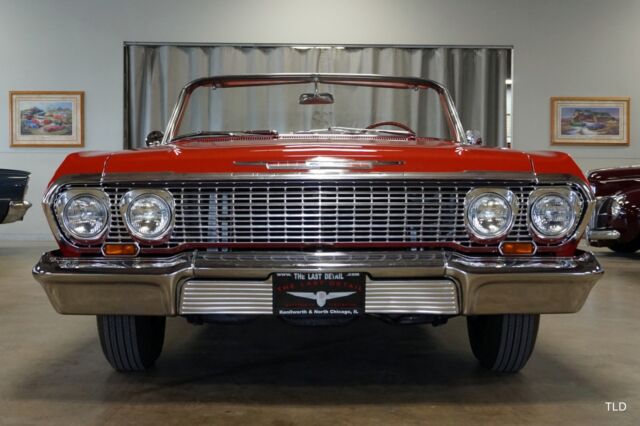 1963 Red Chevrolet Impala Convertible
