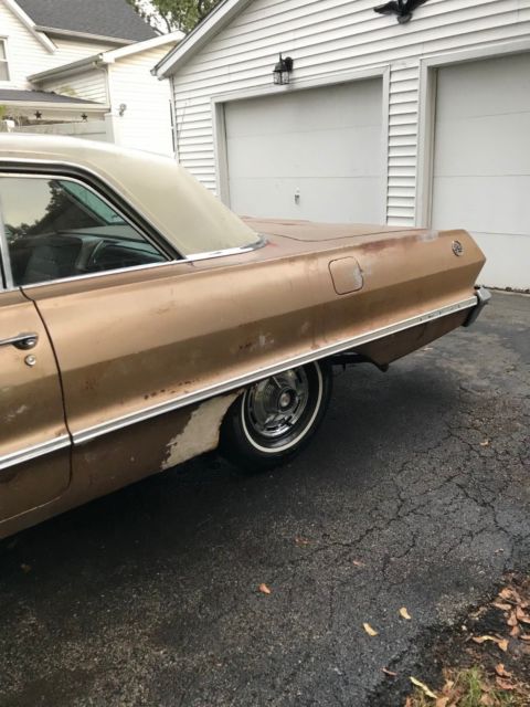 1963 Gold Chevrolet Impala Coupe