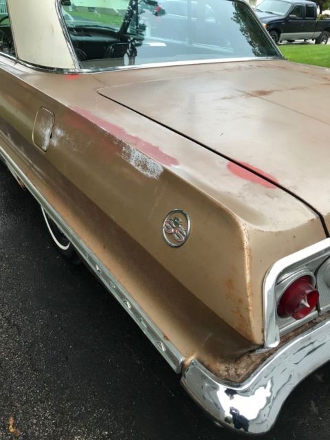 1963 Gold Chevrolet Impala Coupe