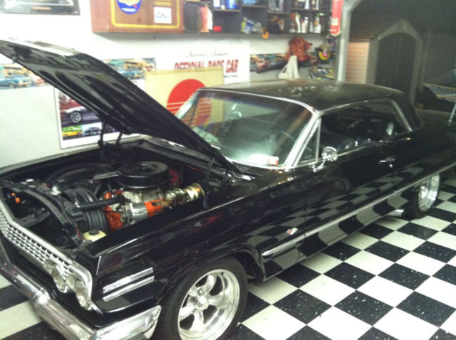 1963 Black Chevrolet Impala Coupe