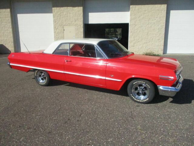 1963 Red Chevrolet Impala --