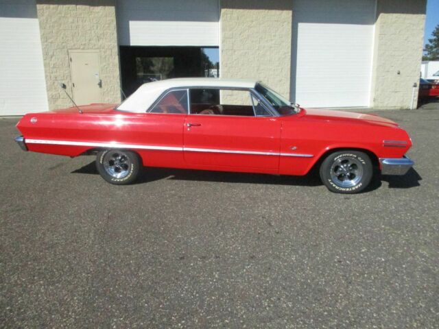 1963 Red Chevrolet Impala --