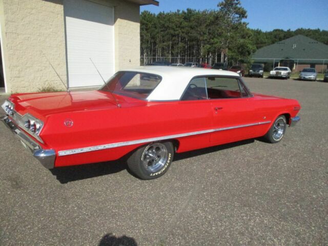 1963 Red Chevrolet Impala --