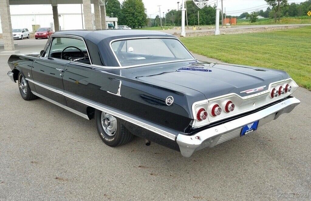1963 Black Chevrolet Impala Sedan