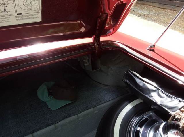 1963 Burgundy Chevrolet Impala Convertible