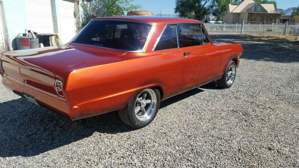 1963 Orange Chevrolet Nova Coupe