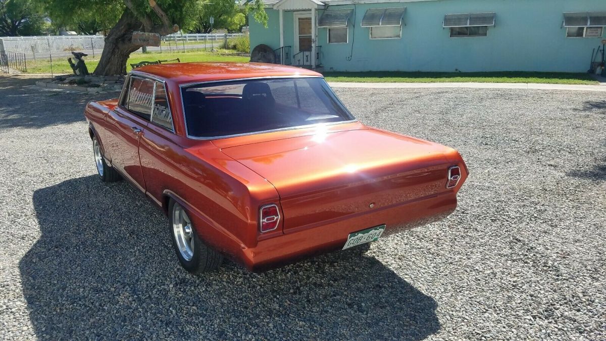 1963 Orange Chevrolet Nova Coupe