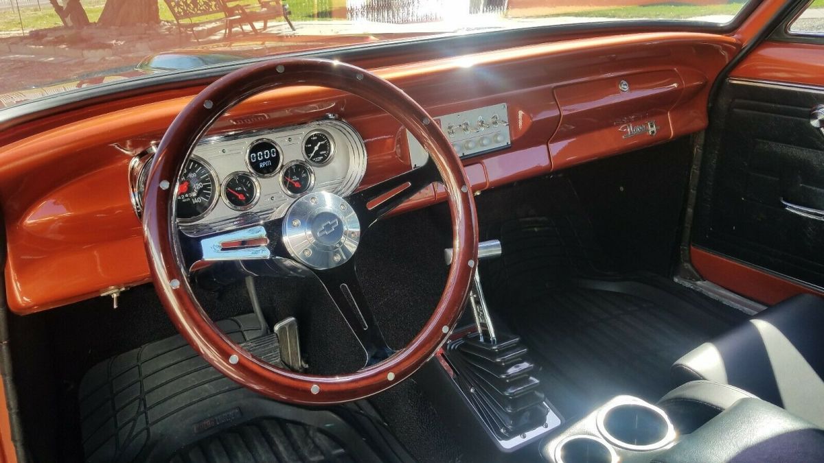 1963 Orange Chevrolet Nova Coupe