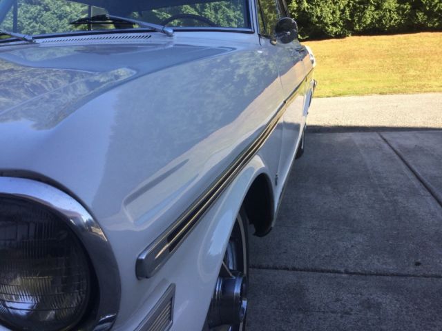 1963 Ermine white Chevrolet Nova Sedan