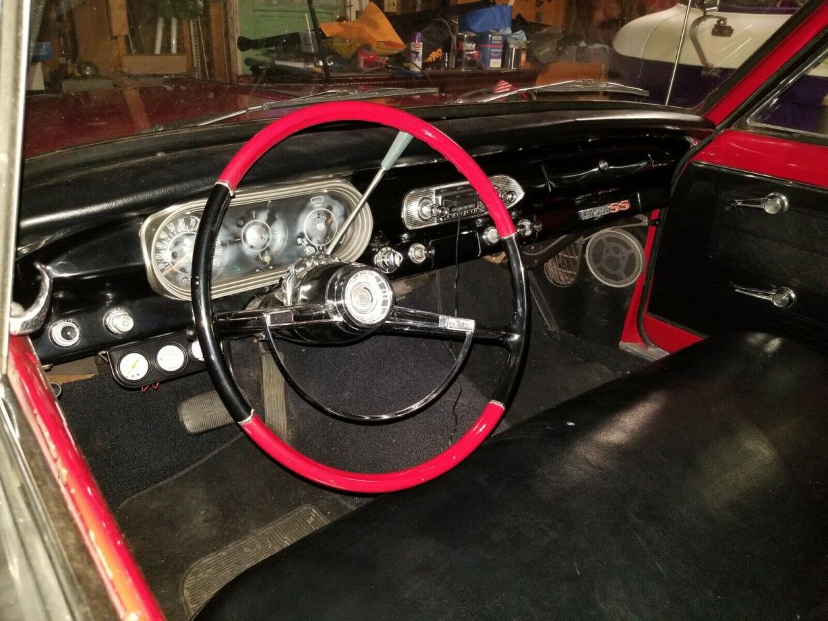 1964 Red Chevrolet Nova 2 Door Hard Top