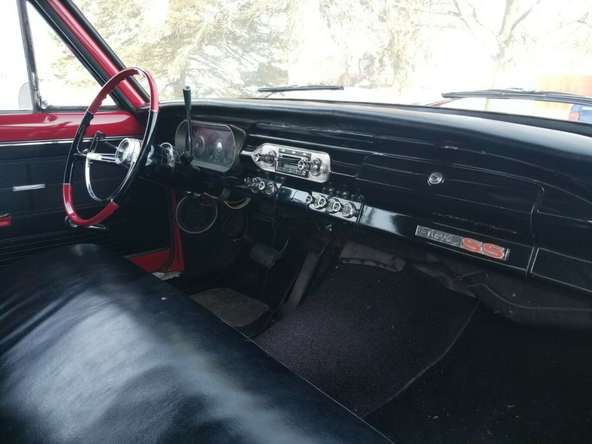 1964 Red Chevrolet Nova 2 Door Hard Top