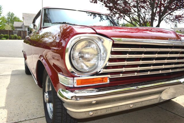 1963 Red Chevrolet Nova