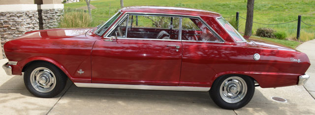 1963 Red Chevrolet Nova