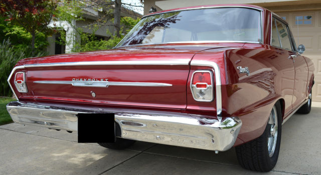 1963 Red Chevrolet Nova