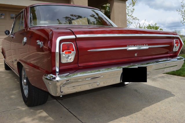 1963 Red Chevrolet Nova