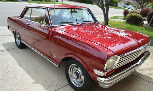 1963 Red Chevrolet Nova