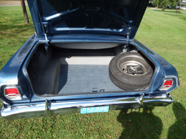 1963 Blue Chevrolet Nova Convertible
