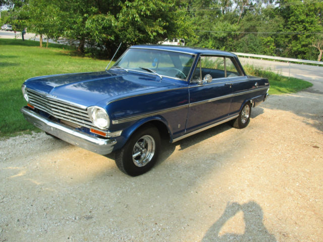 1963 Blue Chevrolet Nova Coupe