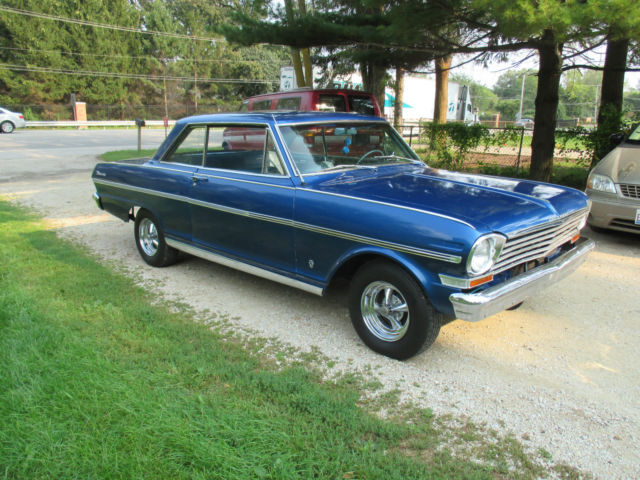 1963 Blue Chevrolet Nova Coupe
