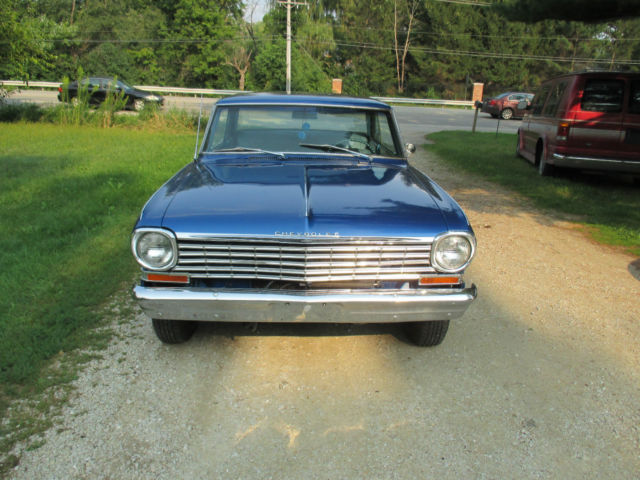 1963 Blue Chevrolet Nova Coupe
