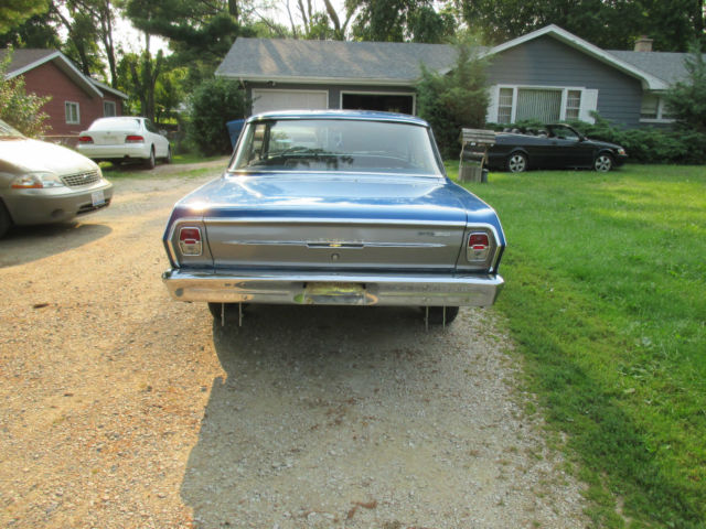 1963 Blue Chevrolet Nova Coupe