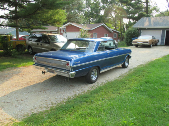 1963 Blue Chevrolet Nova Coupe