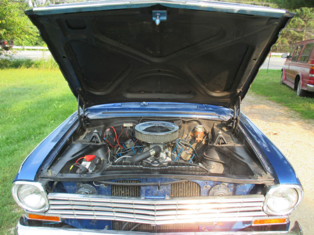 1963 Blue Chevrolet Nova Coupe