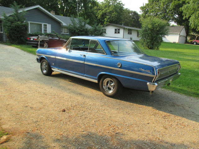 1963 Blue Chevrolet Nova Coupe