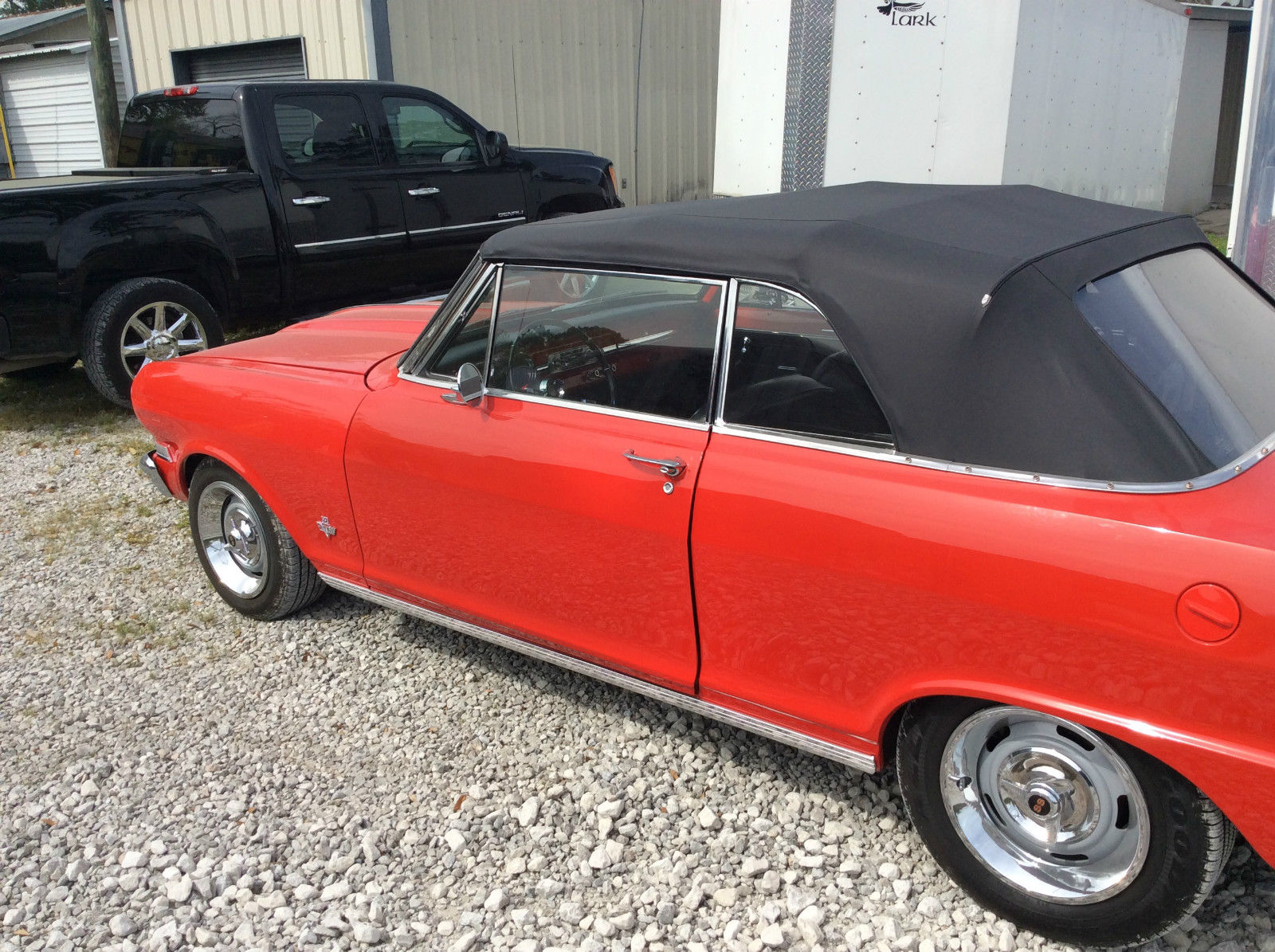 1963 Red Chevrolet Nova Convertible