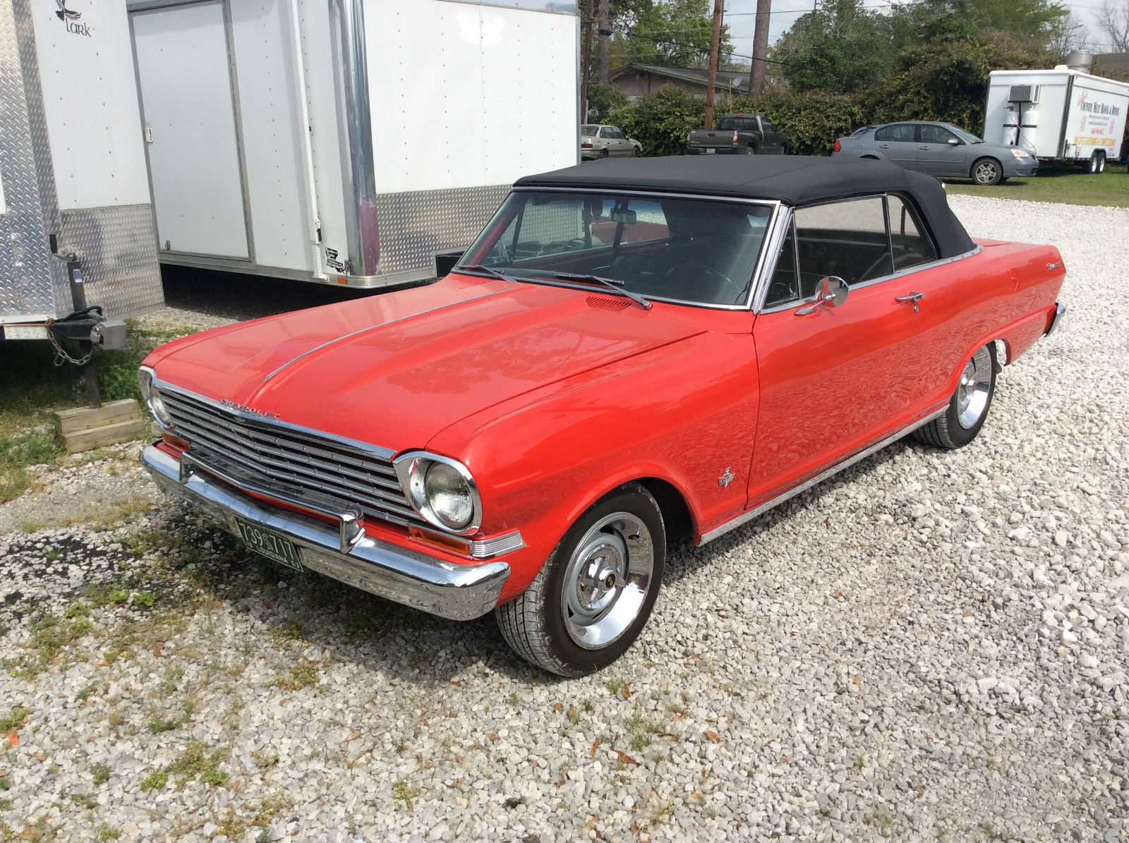 1963 Red Chevrolet Nova Convertible