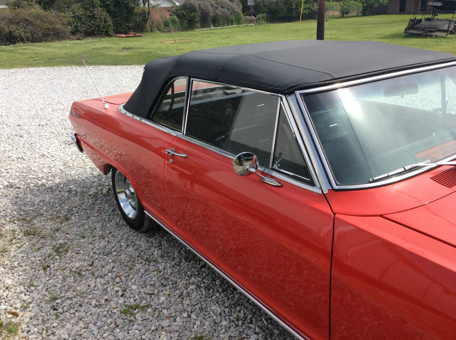 1963 Red Chevrolet Nova Convertible