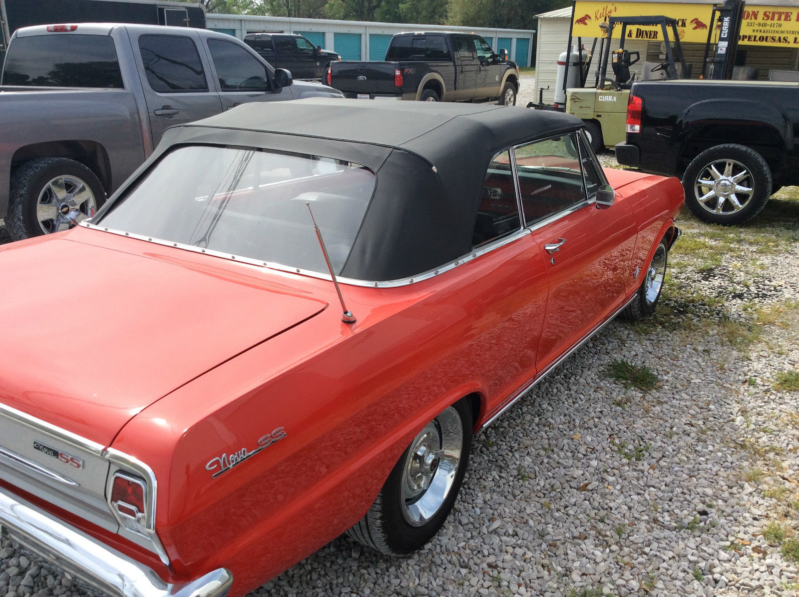 1963 Red Chevrolet Nova Convertible