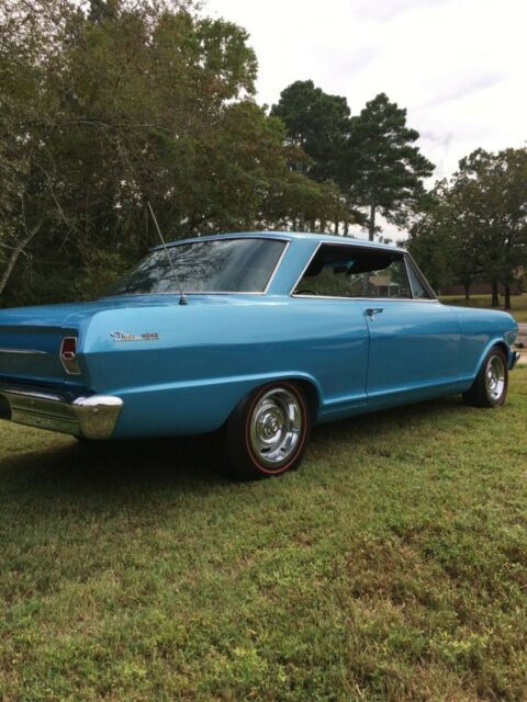 1963 Blue Chevrolet Nova 2door hardtop
