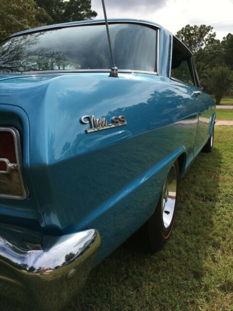1963 Blue Chevrolet Nova 2door hardtop