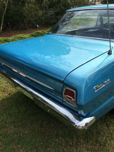 1963 Blue Chevrolet Nova 2door hardtop