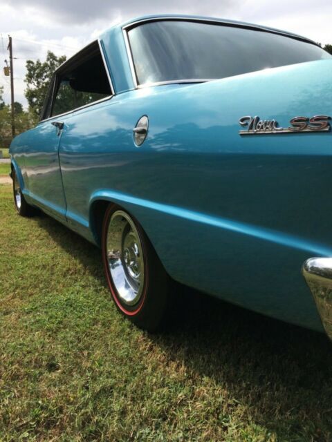 1963 Blue Chevrolet Nova 2door hardtop