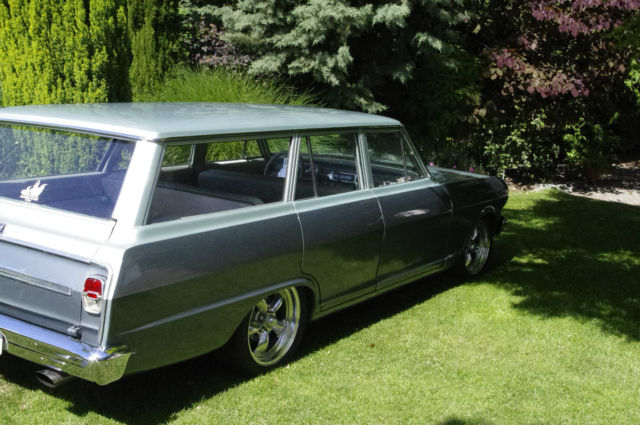 1963 Green Chevrolet Nova Wagon