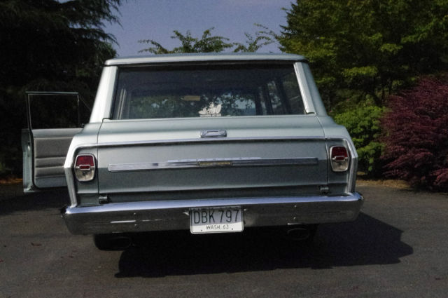 1963 Green Chevrolet Nova Wagon