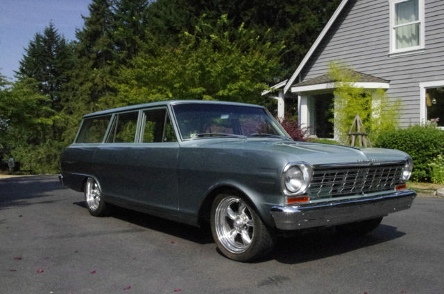 1963 Green Chevrolet Nova Wagon