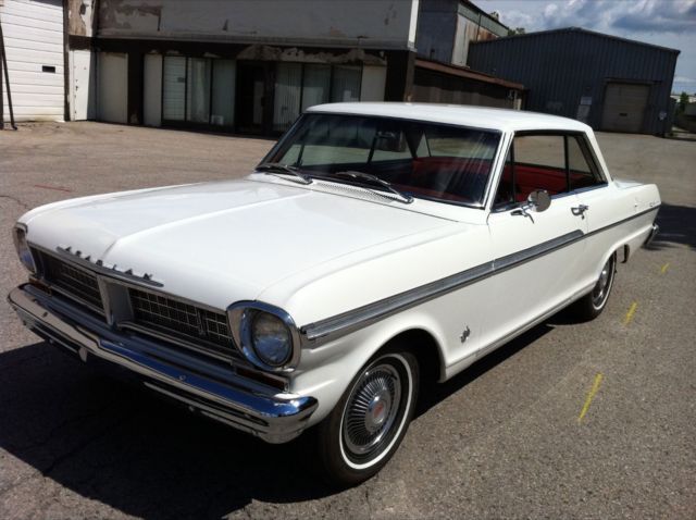 1963 White Chevrolet Nova Coupe