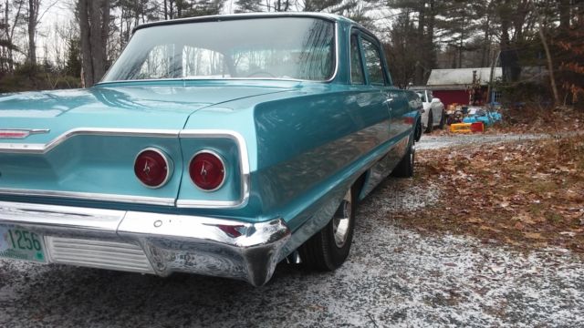 1963 Blue Chevrolet Bel Air/150/210 Coupe
