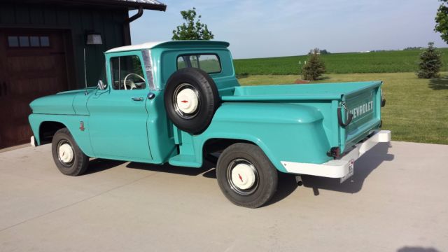 1963 Turquoise/Windsor white Chevrolet C-10 Standard Cab Pickup