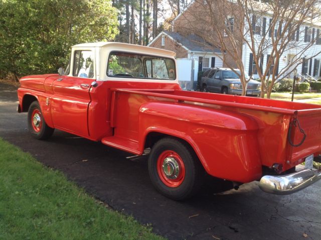 1963 Orange/cream Chevrolet C-10 Standard Cab Pickup