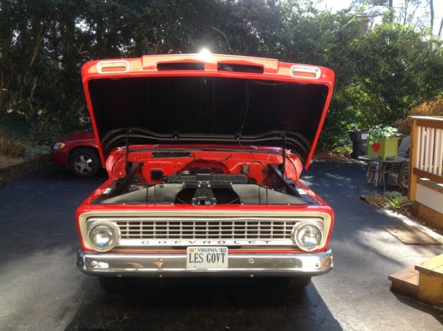 1963 Orange/cream Chevrolet C-10 Standard Cab Pickup