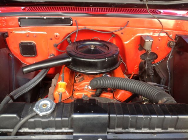 1963 Orange/cream Chevrolet C-10 Standard Cab Pickup
