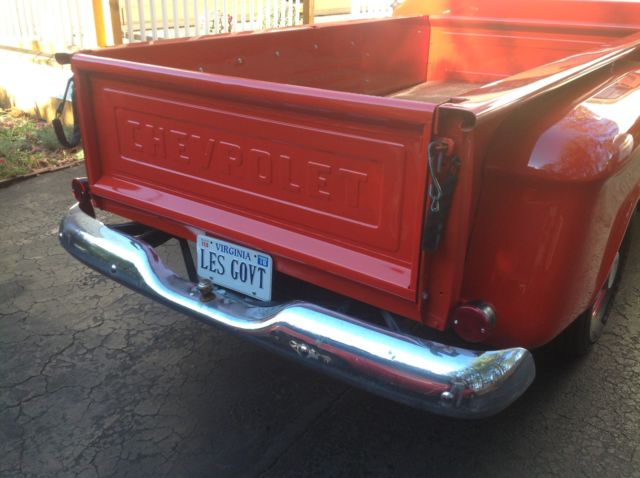 1963 Orange/cream Chevrolet C-10 Standard Cab Pickup