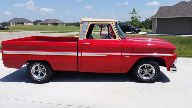 1963 Red w/Cream Accent Chevrolet C-10 Standard Cab Pickup