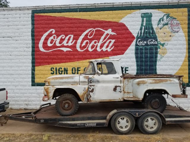 1963 White Chevrolet C-10 Standard Cab Pickup