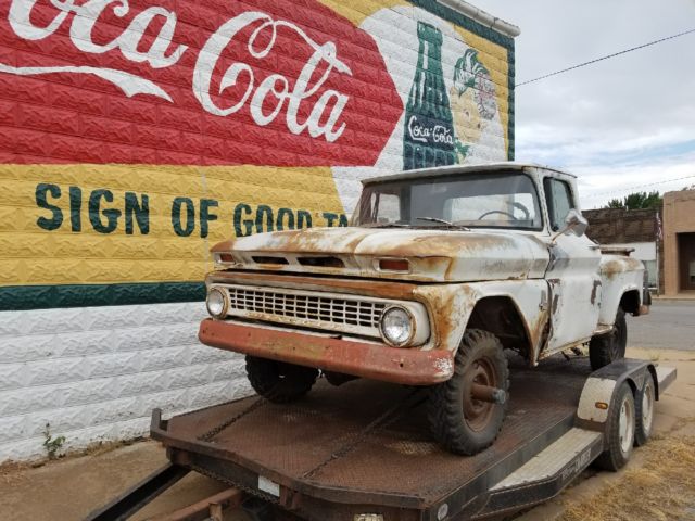 1963 White Chevrolet C-10 Standard Cab Pickup